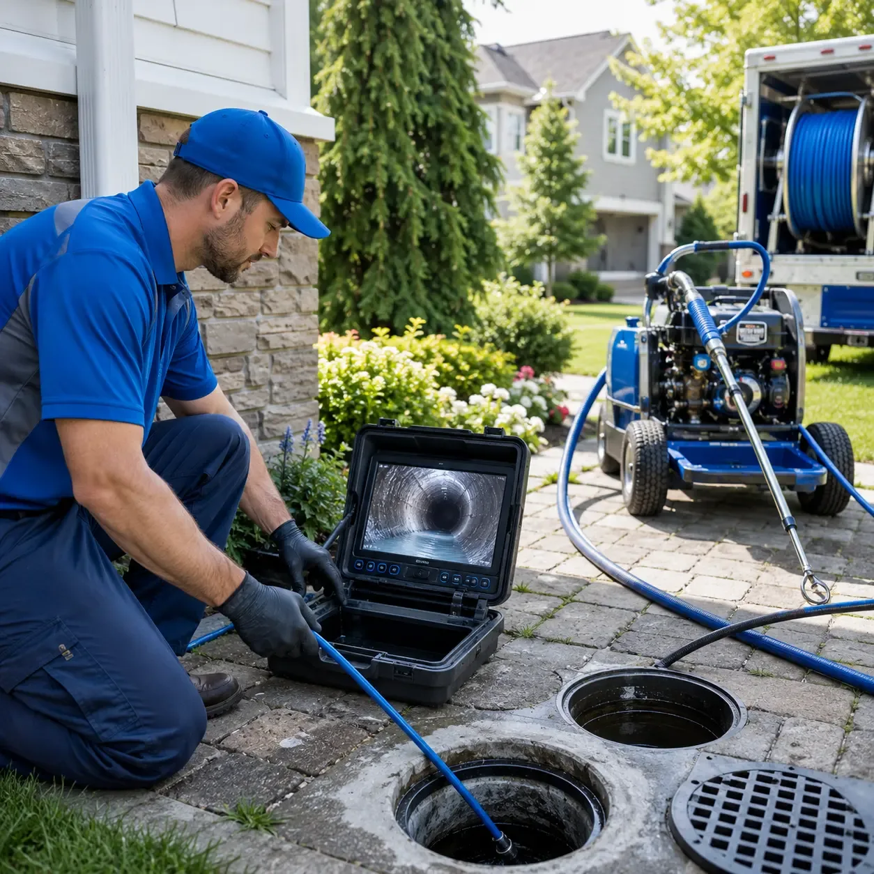 Outdoor drain cleaning professionals serving Stockton, MD